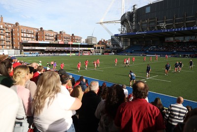 260926 - Wales Women v USA Women - Vodafone Wales WXV Series - Wales fans