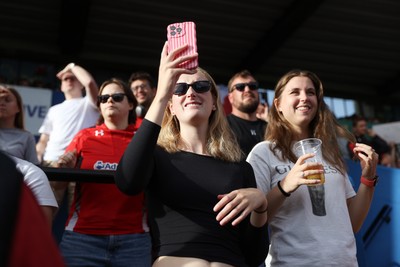 260926 - Wales Women v USA Women - Vodafone Wales WXV Series - Wales fans