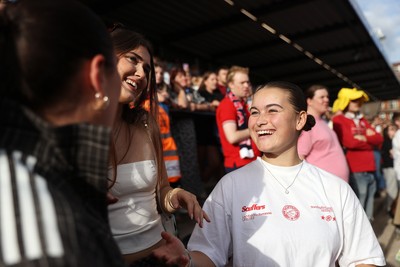 260926 - Wales Women v USA Women - Vodafone Wales WXV Series - Wales fans