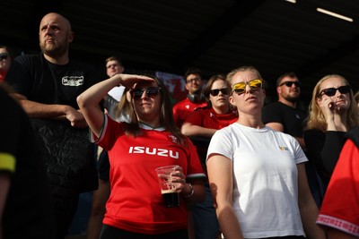 260926 - Wales Women v USA Women - Vodafone Wales WXV Series - Wales fans