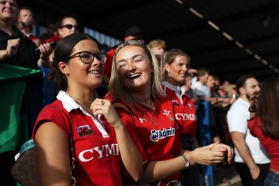 260926 - Wales Women v USA Women - Vodafone Wales WXV Series - Wales fans
