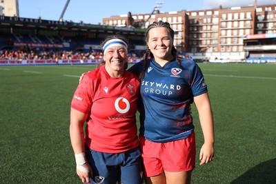 260926 - Wales Women v USA Women - Vodafone Wales WXV Series - Wales fans