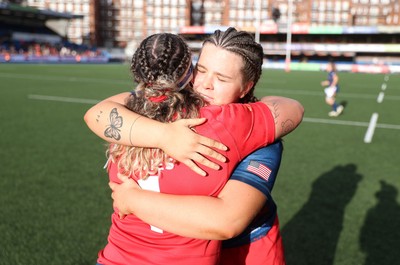 260926 - Wales Women v USA Women - Vodafone Wales WXV Series - Wales fans