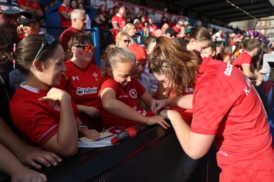 260926 - Wales Women v USA Women - Vodafone Wales WXV Series - Wales fans