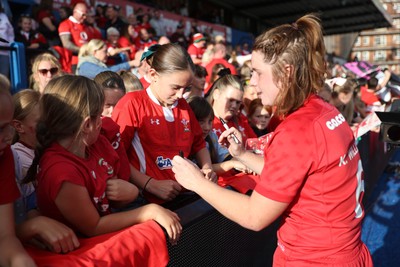 260926 - Wales Women v USA Women - Vodafone Wales WXV Series - Wales fans