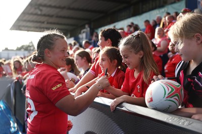 260926 - Wales Women v USA Women - Vodafone Wales WXV Series - Wales fans