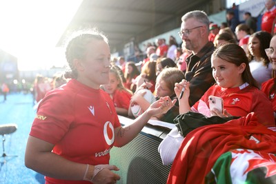 260926 - Wales Women v USA Women - Vodafone Wales WXV Series - Wales fans