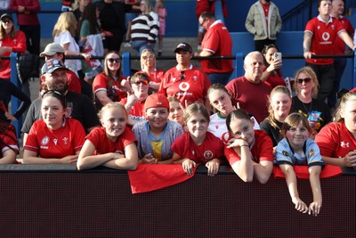 260926 - Wales Women v USA Women - Vodafone Wales WXV Series - Wales fans