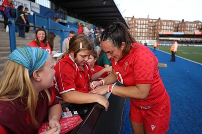 260926 - Wales Women v USA Women - Vodafone Wales WXV Series - Wales fans
