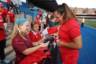 260926 - Wales Women v USA Women - Vodafone Wales WXV Series - Wales fans