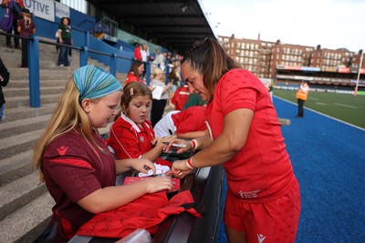 260926 - Wales Women v USA Women - Vodafone Wales WXV Series - Wales fans