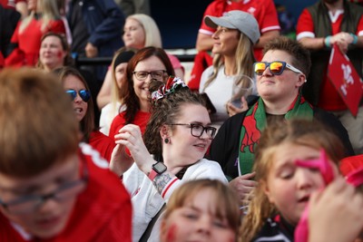 260926 - Wales Women v USA Women - Vodafone Wales WXV Series - Wales fans