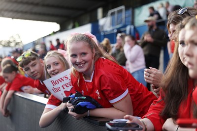 260926 - Wales Women v USA Women - Vodafone Wales WXV Series - Wales fans