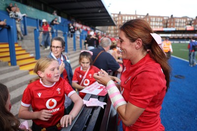 260926 - Wales Women v USA Women - Vodafone Wales WXV Series - Wales fans