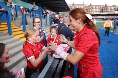 260926 - Wales Women v USA Women - Vodafone Wales WXV Series - Wales fans
