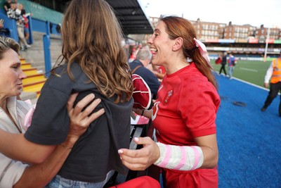 260926 - Wales Women v USA Women - Vodafone Wales WXV Series - Wales fans