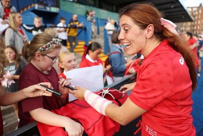 260926 - Wales Women v USA Women - Vodafone Wales WXV Series - Wales fans