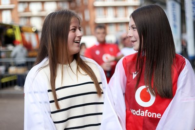 260926 - Wales Women v USA Women - Vodafone Wales WXV Series - Wales fans