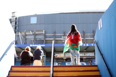 260926 - Wales Women v USA Women - Vodafone Wales WXV Series - Wales fans