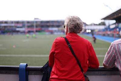 260926 - Wales Women v USA Women - Vodafone Wales WXV Series - Wales fans