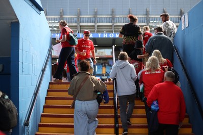 260926 - Wales Women v USA Women - Vodafone Wales WXV Series - Wales fans