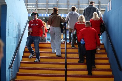 260926 - Wales Women v USA Women - Vodafone Wales WXV Series - Wales fans