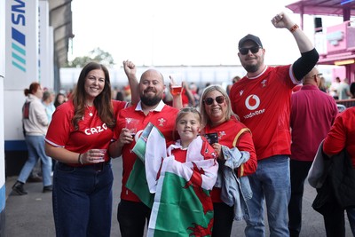 260926 - Wales Women v USA Women - Vodafone Wales WXV Series - Wales fans