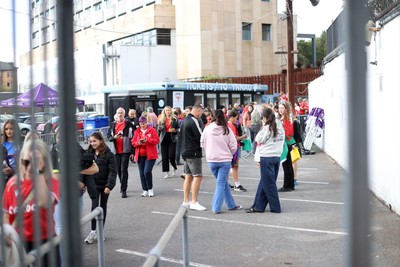 260926 - Wales Women v USA Women - Vodafone Wales WXV Series - Wales fans