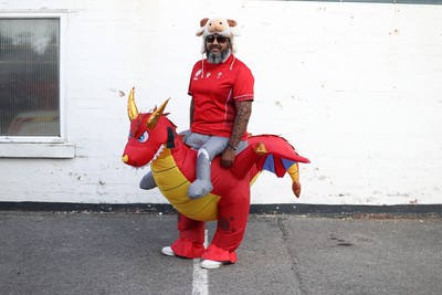260926 - Wales Women v USA Women - Vodafone Wales WXV Series - Wales fans