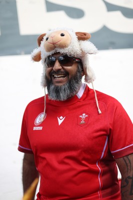 260926 - Wales Women v USA Women - Vodafone Wales WXV Series - Wales fans