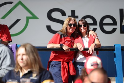 260926 - Wales Women v USA Women - Vodafone Wales WXV Series - Wales fans