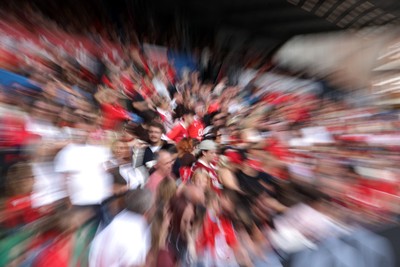 260926 - Wales Women v USA Women - Vodafone Wales WXV Series - Wales fans