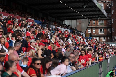 260926 - Wales Women v USA Women - Vodafone Wales WXV Series - Wales fans