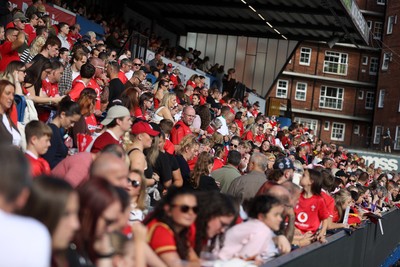 260926 - Wales Women v USA Women - Vodafone Wales WXV Series - Wales fans