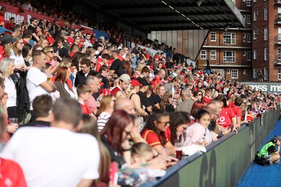 260926 - Wales Women v USA Women - Vodafone Wales WXV Series - Wales fans