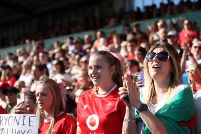260926 - Wales Women v USA Women - Vodafone Wales WXV Series - Wales fans