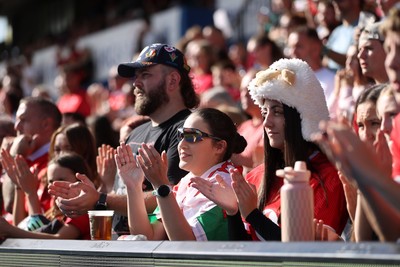 260926 - Wales Women v USA Women - Vodafone Wales WXV Series - Wales fans