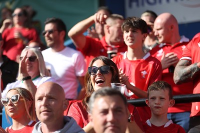 260926 - Wales Women v USA Women - Vodafone Wales WXV Series - Wales fans