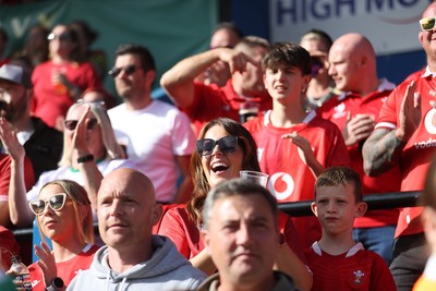 260926 - Wales Women v USA Women - Vodafone Wales WXV Series - Wales fans