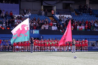 260926 - Wales Women v USA Women - Vodafone Wales WXV Series - Wales fans