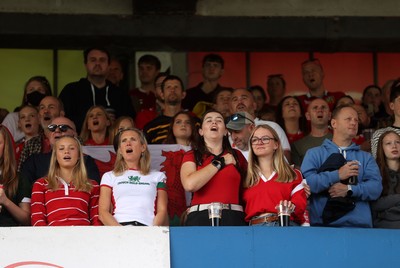 260926 - Wales Women v USA Women - Vodafone Wales WXV Series - Wales fans