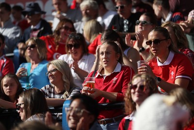 260926 - Wales Women v USA Women - Vodafone Wales WXV Series - Wales fans