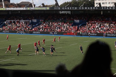 260926 - Wales Women v USA Women - Vodafone Wales WXV Series - Wales fans