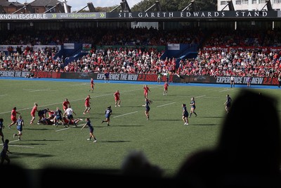 260926 - Wales Women v USA Women - Vodafone Wales WXV Series - Wales fans
