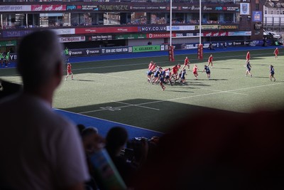 260926 - Wales Women v USA Women - Vodafone Wales WXV Series - Wales fans