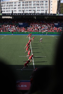 260926 - Wales Women v USA Women - Vodafone Wales WXV Series - Wales fans