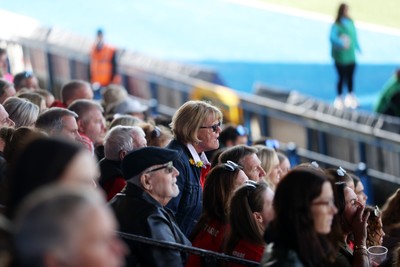 260926 - Wales Women v USA Women - Vodafone Wales WXV Series - Wales fans