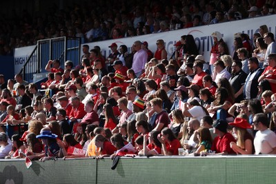 260926 - Wales Women v USA Women - Vodafone Wales WXV Series - Wales fans