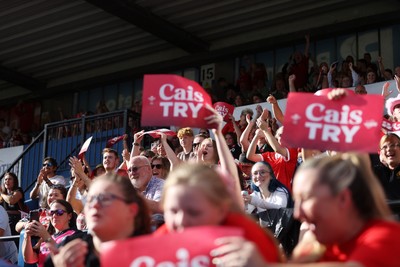 260926 - Wales Women v USA Women - Vodafone Wales WXV Series - Wales fans