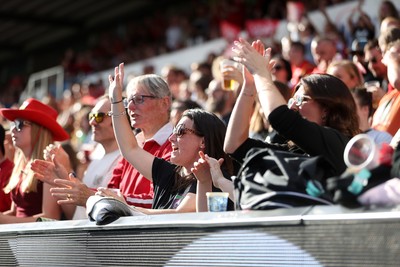 260926 - Wales Women v USA Women - Vodafone Wales WXV Series - Wales fans